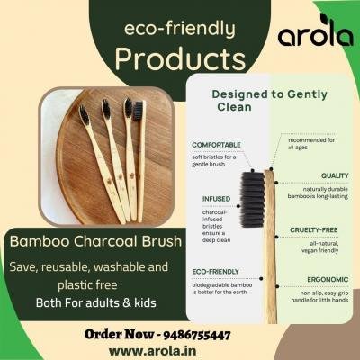 Bamboo charcoal brush