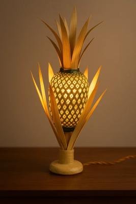 Bamboo Pineapple Lamp