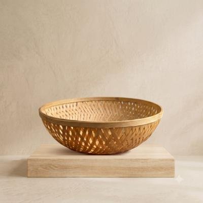 Circle Bamboo baskets