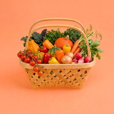 square basket  with Handle